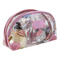 Necessaire meia lua Doce encanto Jacki Design Rosa