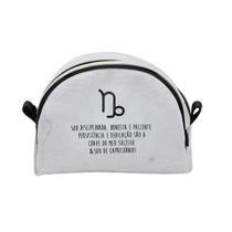 Nécessaire Meia Lua Média Coleção Aquarela Signos Capricórnio Nécessaire Meia Lua Média Coleção Aquarela Signos Capricórnio