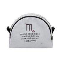 Nécessaire Meia Lua Média Coleção Aquarela Signos Escorpião Nécessaire Meia Lua Média Coleção Aquarela Signos Escorpião