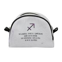 Nécessaire Meia Lua Média Coleção Aquarela Signos Sagitário Nécessaire Meia Lua Média Coleção Aquarela Signos Sagitário