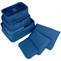 Necessaire Moderna Para Viagem Com Bolsas E Zíper