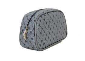 Necessaire monograma pu cinza santino Necessaire monograma pu cinza santino