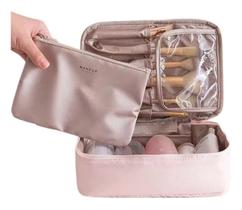 Necessaire Organizador Feminina Porta Maquiagem Cosméticos Mala Viagem