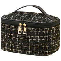 Necessaire Organizador Feminino Viagem Tweed Com Alça Necessaire Organizador Feminino Viagem Tweed Com Alça