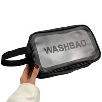 Necessaire Organizador Viajem Masculino Feminino Bolsa Preta Necessaire Organizador Viajem Masculino Feminino Bolsa Preta