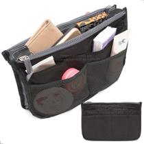 Necessaire Organizadora Celular Tablet Carregadores Feminina - Preto Necessaire Organizadora Celular Tablet Carregadores Feminina - Preto