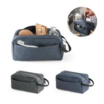 Necessaire Organizadora De Viagem Higiene Unissex - Cinza Necessaire Organizadora De Viagem Higiene Unissex - Cinza