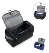 Necessaire Organizadora de Viagem Masculina Remédio Impermeável Compacta Alça de Mão Resistente Casual Lisa Leve