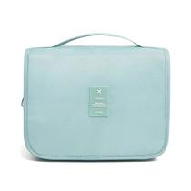 Necessaire Organizadora de Viagem Unissex Impermeável Compacta, Espaçosa, com Divisórias e Gancho para Pendurar Itens de Higiene Necessaire Organizadora de Viagem Unissex Impermeável Compacta, Espaçosa, com Divisórias e Gancho para Pendurar Itens de Higiene