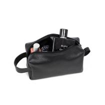 Necessaire Organizadora Em Couro Premium Zíper Espaçosa Resistente