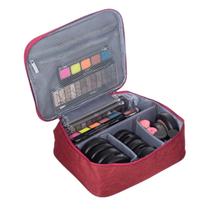 Necessaire Organizadora Feminina Para Cosméticos E Maquiagem Viagem Divisórias