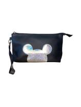 Necessaire Organizadora Mickey Mouse Abc Bags - Preto