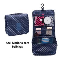 Necessaire Organizadora Para Viagem Maquiagem Higiene Pessoal Com Bolsos