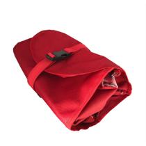 Necessaire organizadora VERMELHA multifuncional para viagem e casa