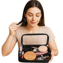 Necessaire Organizadora Visor Transparente Maquiagem Cosméticos Esmaltes Viagem Case Make Necessaire Organizadora Visor Transparente Maquiagem Cosméticos Esmaltes Viagem Case Make