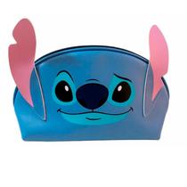 Necessaire Oval com Aplique Stitch Disney 10073249 - ZonaCriativa