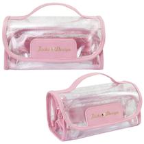 Nécessaire P/ Mala Bolsa Grande Viagem Organizador De Cosmético Itens Maquiagem Acessórios Praia Transparente Nécessaire P/ Mala Bolsa Grande Viagem Organizador De Cosmético Itens Maquiagem Acessórios Praia Transparente