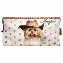 Necessaire Pet Feminina Cachorro com Chapéu, Magicc