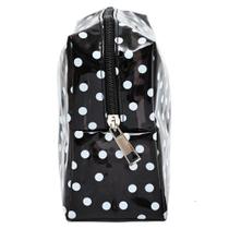 Nécessaire preta com bolinhas brancas basic + accessories Nécessaire preta com bolinhas brancas basic + accessories