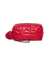 Necessaire Qualis Estampa Em Coração Ns2301 - Vermelho