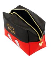 Necessaire Retangular Assinatura Mickey 13x10x20cm Disney