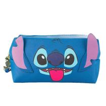Necessaire Retangular Azul Stitch 11x21cm - Disney Necessaire Retangular Azul Stitch 11x21cm - Disney
