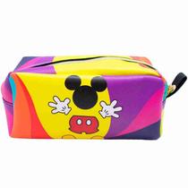 Necessaire Retangular Formato Mickey 12x11x24cm 90 Anos - Disney