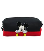 Necessaire Retangular Mickey Assinatura 10x8x20cm Disney