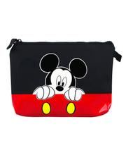 Necessaire Retangular Mickey Assinatura 15x3x21cm Disney