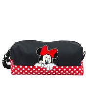 Necessaire Retangular Minnie Assinatura 10x8x20cm Disney