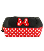 Necessaire Retangular Minnie Assinatura 11x10x20cm - Disney