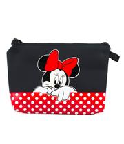 Necessaire Retangular Minnie Assinatura 15x3x21cm Disney