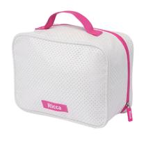 Necessaire Ricca Laranja Neon Com Alça Cód.3599 Necessaire Ricca Laranja Neon Com Alça Cód.3599