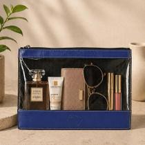 Necessaire Slim com Visor Transparente Artlux 1403 - Necessaire Slim com Visor Transparente Artlux 1403 -