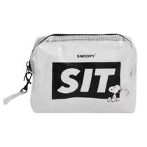 Necessaire Snoopy Unissex Básica Transparente