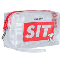 Necessaire Snoopy Unissex Básica Transparente SP12004
