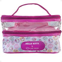 Necessaire Transparente Hello Kitty Estampada Kchk-01R