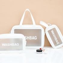 Necessaire Transparente Organizador Maquiagem Kit 3 Pecas Necessaire Transparente Organizador Maquiagem Kit 3 Pecas