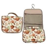 Nécessaire Trip Viagem Floral Mocha