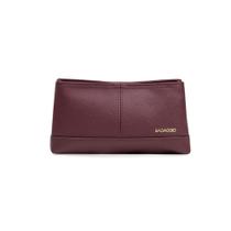 Necessaire Viagem Feminina Pequena Recortes Vinho