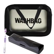 Nécessaire Washbag Grande Impermeável Com Acessório Higiene