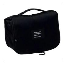 Necessarie de viagem premium 22,5x18,5 cm preta Necessarie de viagem premium 22,5x18,5 cm preta