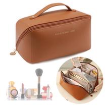Necessarie Feminina Estojo De Maquiagem Bolsa Maleta Organizadora Acessórios Cosméticos Skin Care