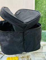 Necessarie Impermeável Grande Duas Partes Preta