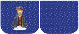 Necessarie Porta Moeda Nossa Senhora Fundo Azul Bolinha - Sintético Doll