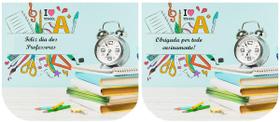 Necessarie Porta Moedas Dia dos Professores Material Relógio Necessarie Porta Moedas Dia dos Professores Material Relógio