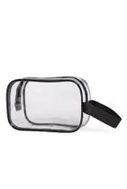 Necessarie Transparente Organizador plástico PVC 020mm Enfermagem Maquiagem Academia Escola Viagem Aeroporto