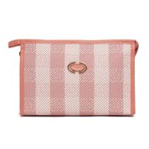 Necesserie Pasta Qualis Xadrez - Rosa 5741 Necesserie Pasta Qualis Xadrez - Rosa 5741