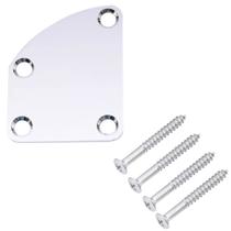 Neck plate CURVO placa junção braço guitarra baixo +parafuso Neck plate CURVO placa junção braço guitarra baixo +parafuso
