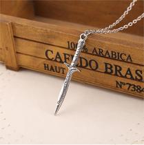 Necklace Lord of the Rings Sting Sword Colar Espada Ferroada Hobbit Bilbo Frodo Baggins Geek Jewel